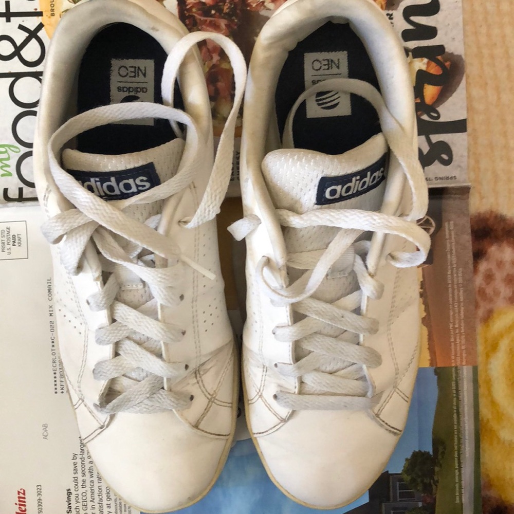 Womens adidas neo sneakers white size 7